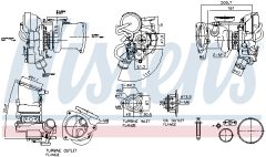 NISSENS 93451 — Turbosuflantă