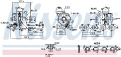 NISSENS 93460 — Турбина