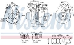 NISSENS 93617 — Турбина
