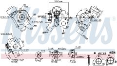 NISSENS 93636 — Турбина