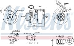 NISSENS 93663 — Турбина