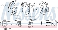 NISSENS 93695 — Турбина