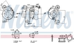 NISSENS 93760 — Турбина