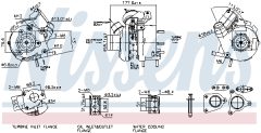 NISSENS 93796 — Турбина