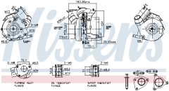NISSENS 93830 — Турбина