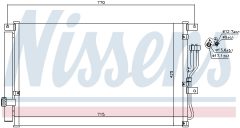 NISSENS 940211 — Радиатор кондиционера