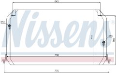 NISSENS 94026 — Радиатор кондиционера