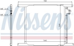 NISSENS 940336 — Радиатор кондиционера