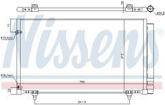 NISSENS 940497 — Radiator aer condiționat