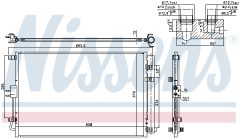NISSENS 940599 — Radiator aer condiționat
