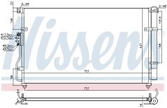 NISSENS 940629 — Радиатор кондиционера