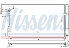NISSENS 940630 — Радиатор кондиционера