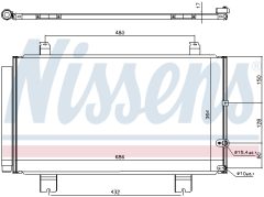 NISSENS 940711 — Radiator aer condiționat