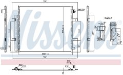 NISSENS 940893 — Радиатор кондиционера
