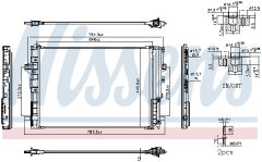 NISSENS 940901 — Radiator aer condiționat
