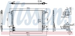 NISSENS 940907 — Радиатор кондиционера