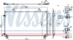 NISSENS 940916 — Radiator aer condiționat