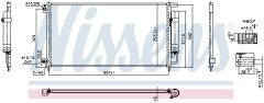 NISSENS 940926 — Radiator aer condiționat