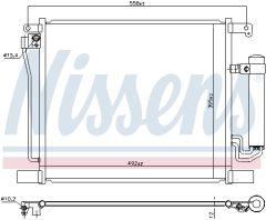 NISSENS 940929 — Radiator aer condiționat