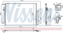 NISSENS 940955 — Radiator aer condiționat