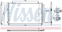 NISSENS 940961 — Радиатор кондиционера