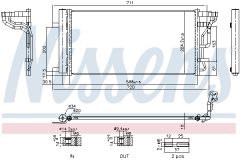 NISSENS 940978 — Radiator aer condiționat