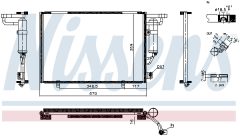 NISSENS 940983 — Радиатор кондиционера