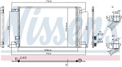 NISSENS 940986 — Radiator aer condiționat