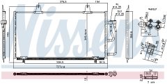 NISSENS 940987 — Радиатор кондиционера
