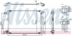 NISSENS 941001 — Радиатор кондиционера