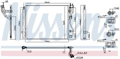 NISSENS 941003 — Радиатор кондиционера