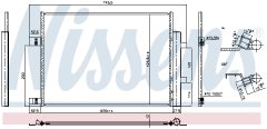 NISSENS 941008 — Radiator aer condiționat