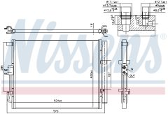 NISSENS 941133 — Radiator aer condiționat