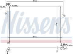 NISSENS 941148 — Radiator aer condiționat