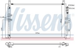 NISSENS 941167 — Radiator aer condiționat