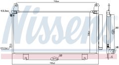 NISSENS 941223 — Radiator aer condiționat
