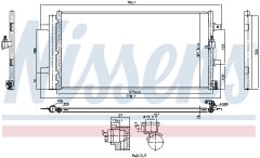 NISSENS 941261 — Радиатор кондиционера