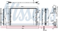 NISSENS 941283 — Radiator aer condiționat