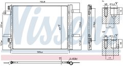 NISSENS 941322 — Radiator aer condiționat