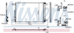 NISSENS 941339 — Radiator aer condiționat