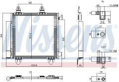 NISSENS 941352 — Radiator aer condiționat