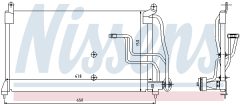 NISSENS 94190 — Радиатор кондиционера
