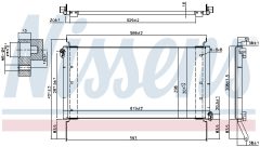 NISSENS 94217 — Radiator aer condiționat