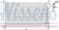 NISSENS 94227 — Радиатор кондиционера