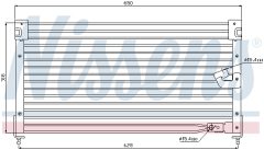 NISSENS 94362 — Radiator aer condiționat