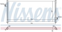 NISSENS 94509 — Radiator aer condiționat
