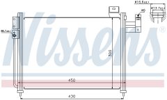 NISSENS 94766 — Radiator aer condiționat