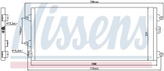 NISSENS 94782 — Радиатор кондиционера