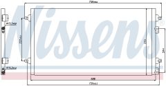 NISSENS 94783 — Радиатор кондиционера