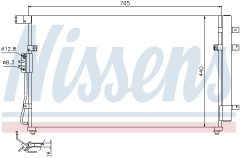 NISSENS 94868 — Радиатор кондиционера
